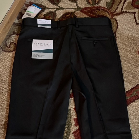 PERRY ELLIS Portfolio Size 34 x 32 Career Trouser Slim Leg $85 NEW - Picture 5 of 12